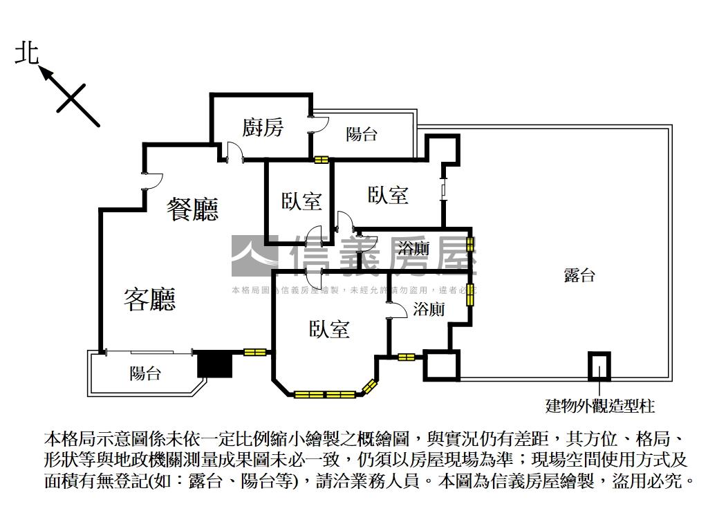 國泰樹海三面採光露台戶房屋室內格局與周邊環境