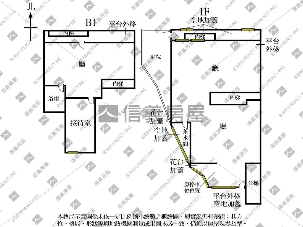 芝山站藝文空間美一樓房屋室內格局與周邊環境