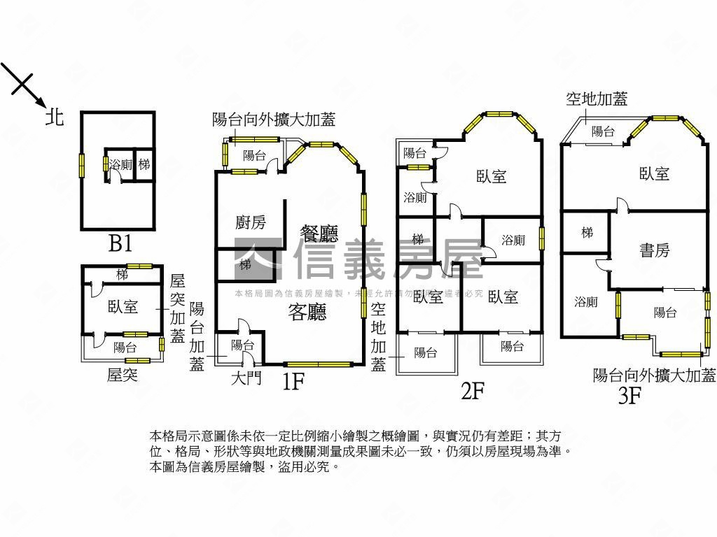 翠山居獨棟透天房屋室內格局與周邊環境