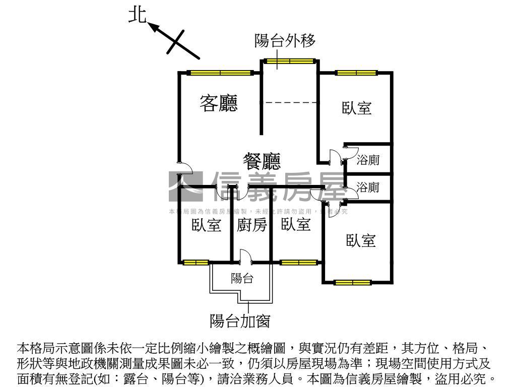高鐵區｜音樂廳４房房屋室內格局與周邊環境