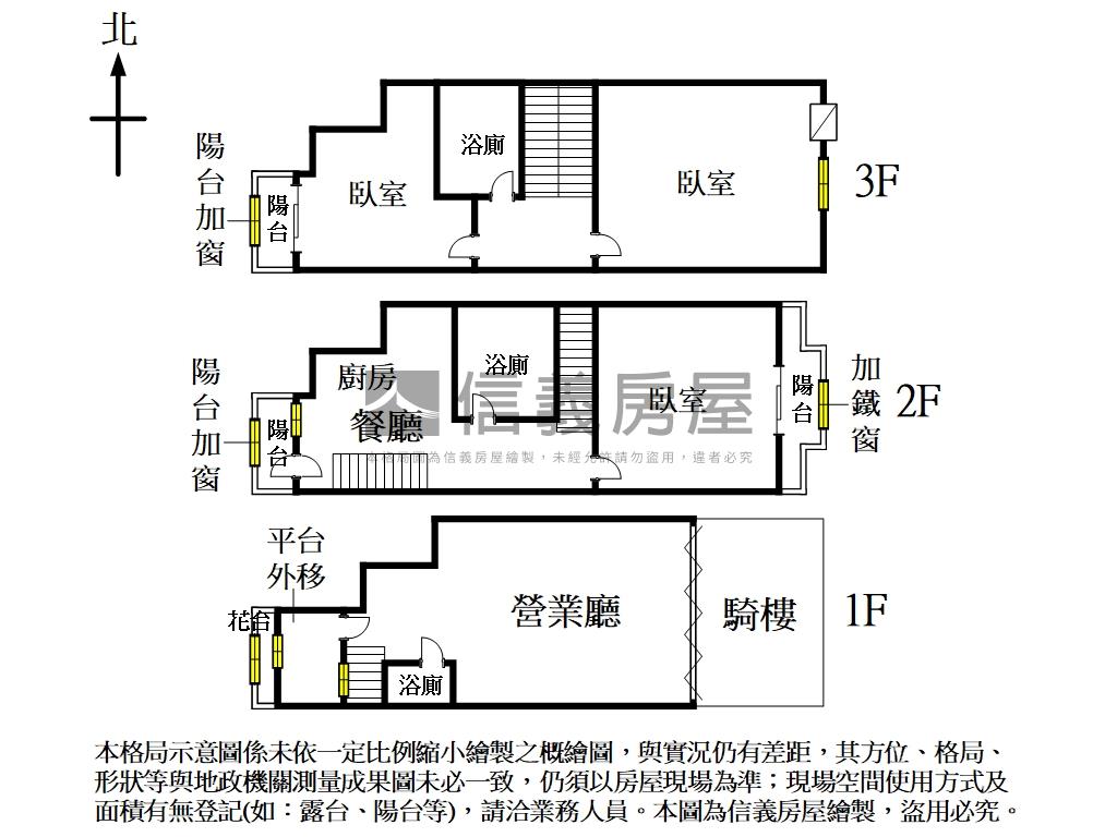 福星大地店住合一房屋室內格局與周邊環境