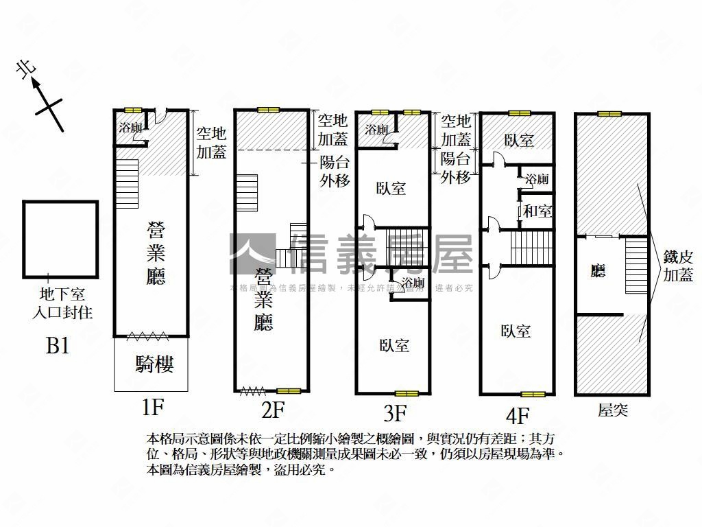 巨蛋裕誠商圈透天店面房屋室內格局與周邊環境