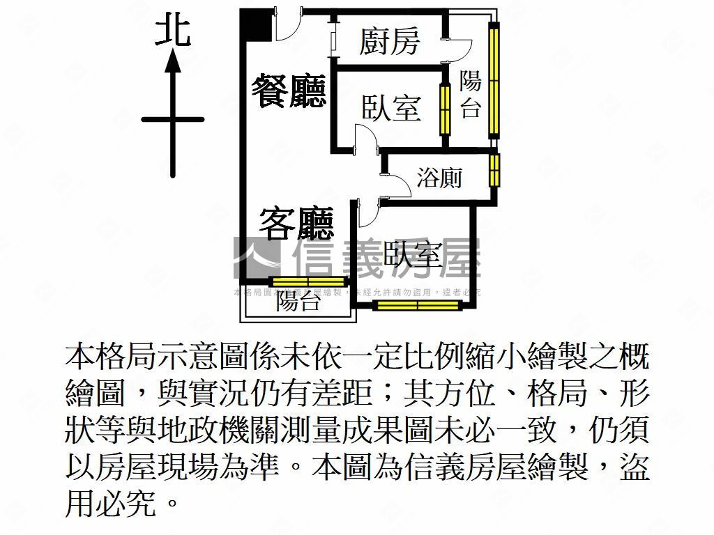 重劃區高樓層兩房車位房屋室內格局與周邊環境