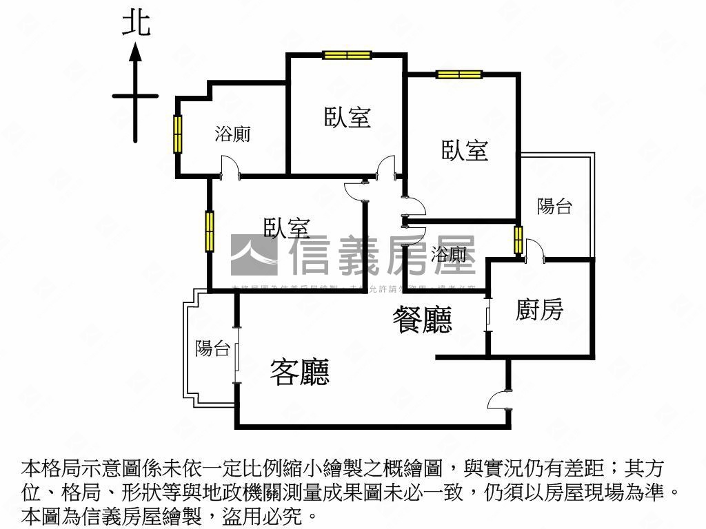 【降價】閱文心三房行情價房屋室內格局與周邊環境