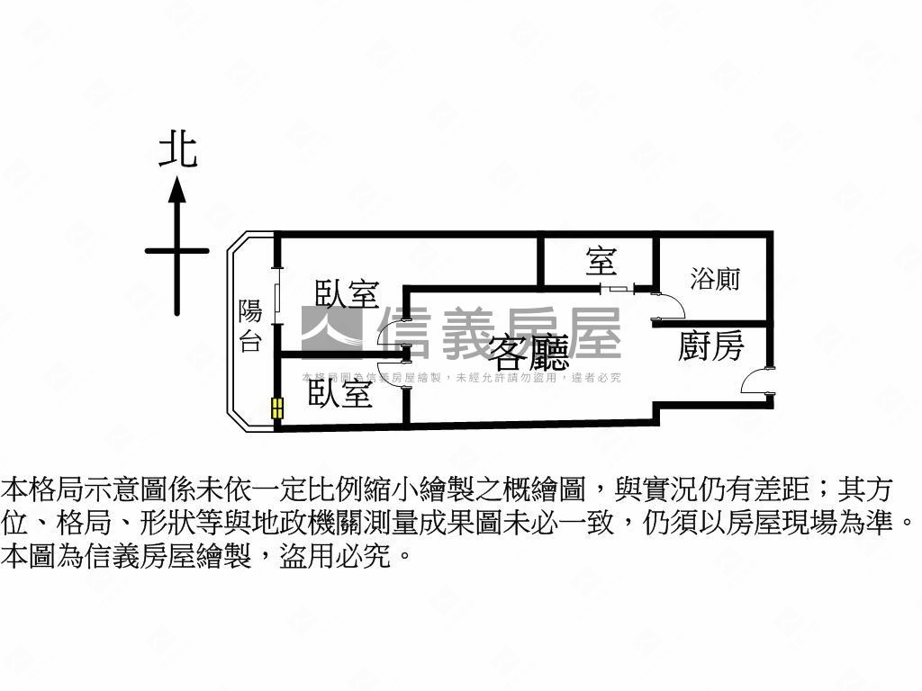 名人高樓層稀有兩房釋出房屋室內格局與周邊環境