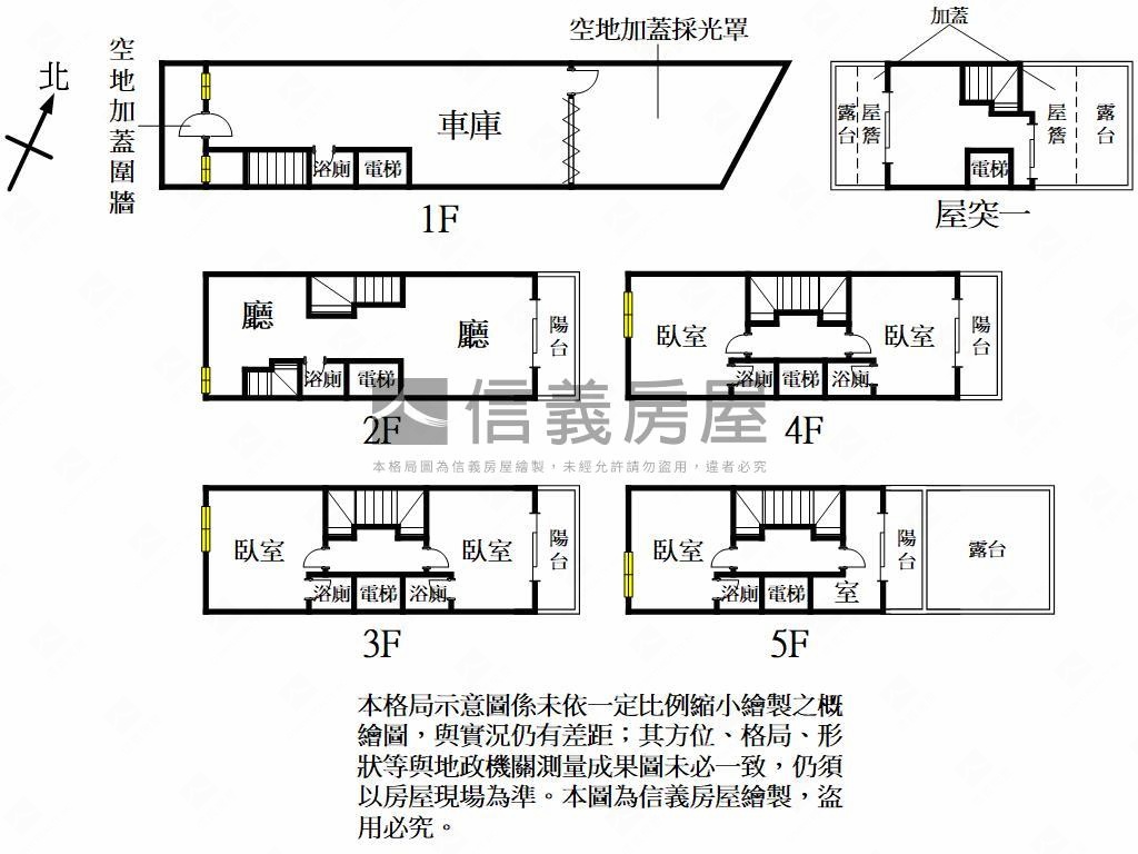 近未來捷運廣豐電梯透天３房屋室內格局與周邊環境