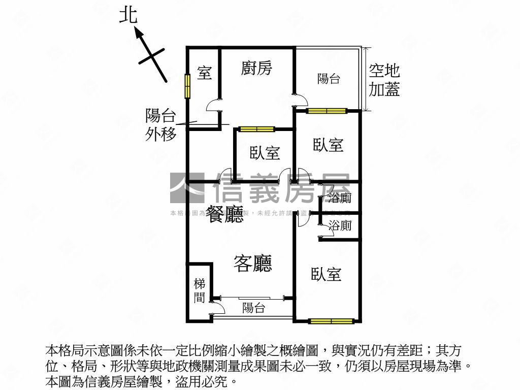 專任中正臻藏豪邸大戶２樓房屋室內格局與周邊環境