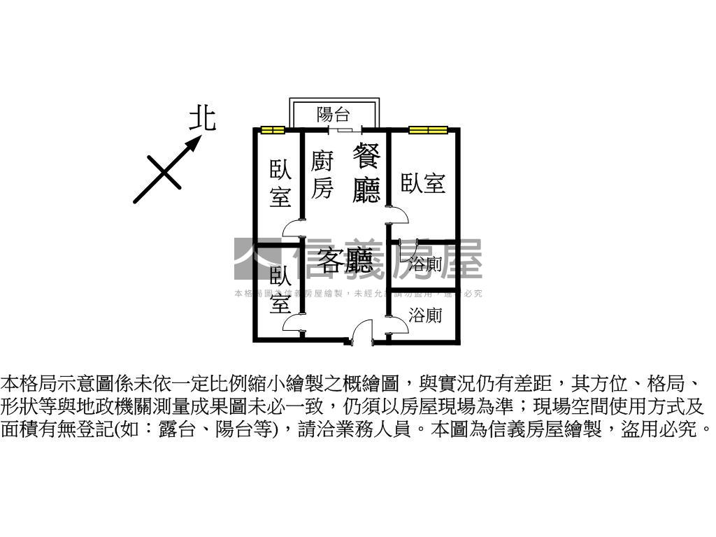 詠勝欣宇三房車位房屋室內格局與周邊環境