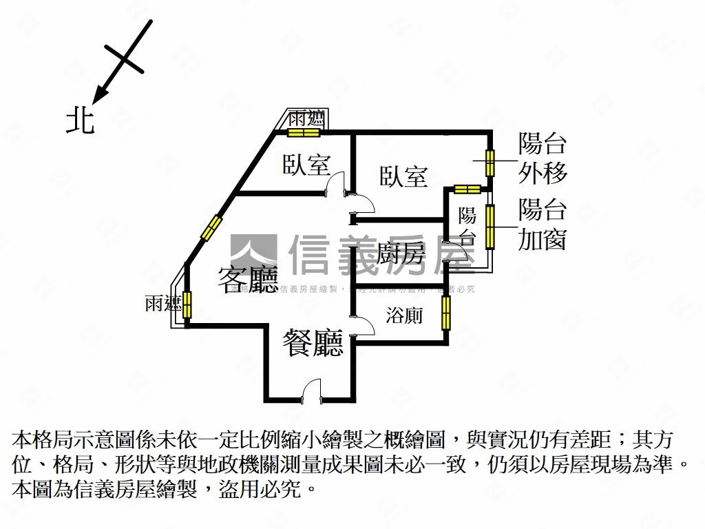 沐心正兩房坡平車位溫馨家房屋室內格局與周邊環境