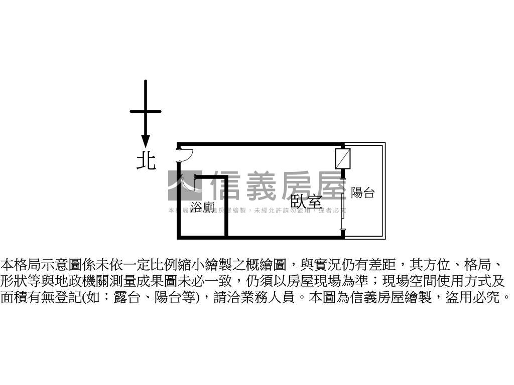 向上公益商圈美套房房屋室內格局與周邊環境