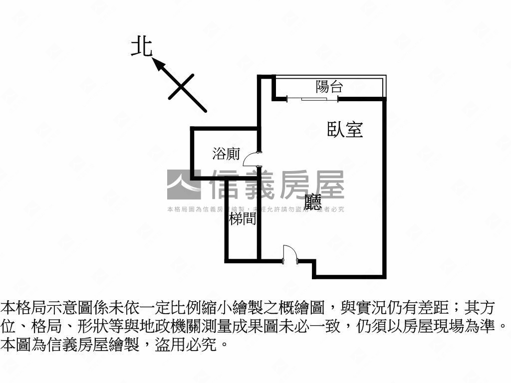 近忠明國小有陽台套房房屋室內格局與周邊環境