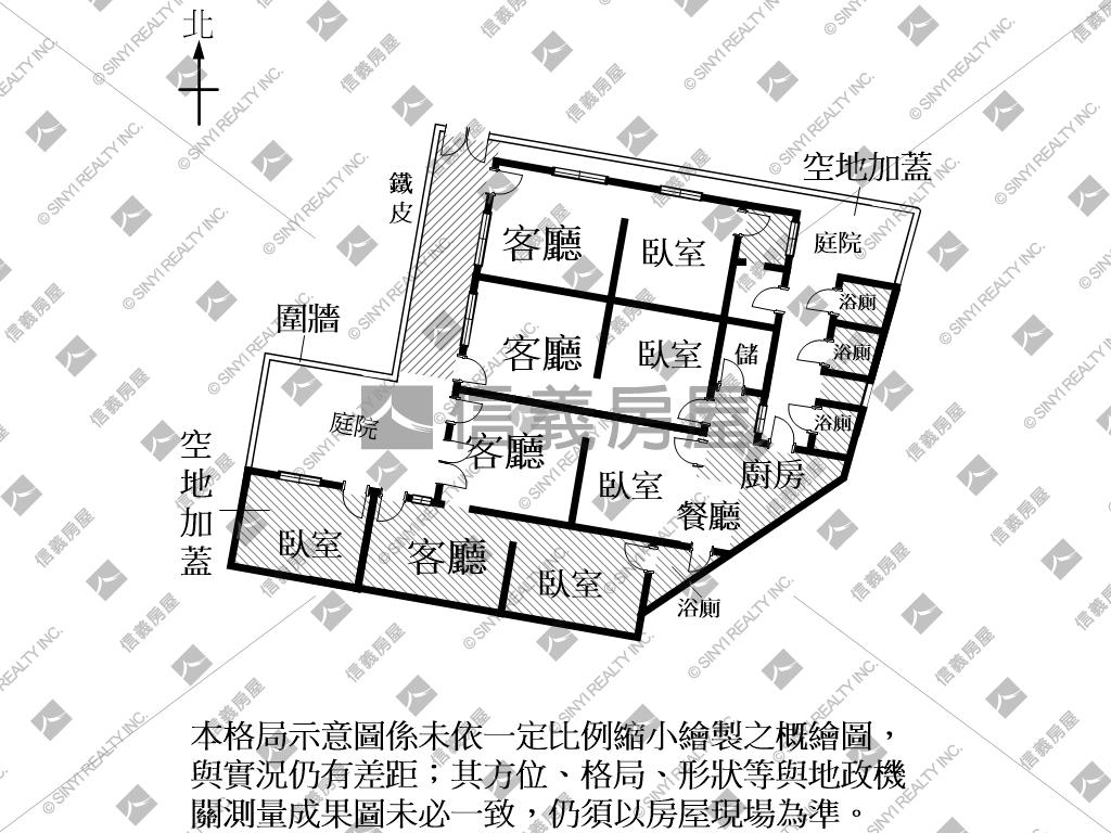 【雙城區】庭院老宅房屋室內格局與周邊環境