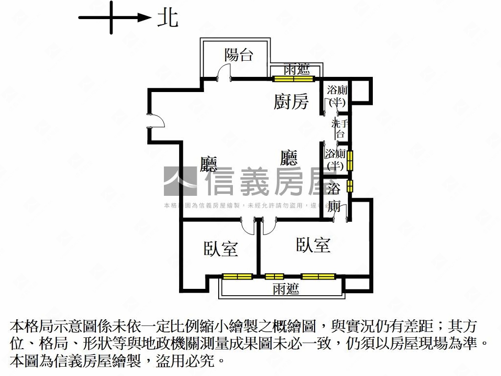忠孝大院精美兩房雙衛房屋室內格局與周邊環境
