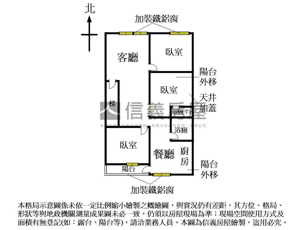 台北市一層一戶低樓層二樓房屋室內格局與周邊環境