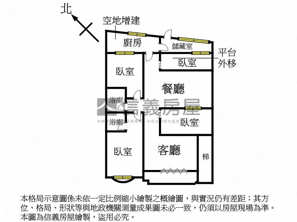 長安大空間挑高一樓房屋室內格局與周邊環境