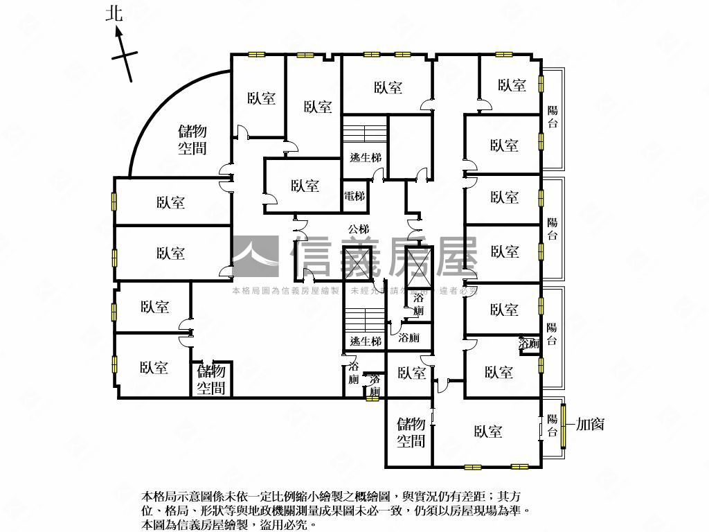 雙十路整層大空間辦公大樓房屋室內格局與周邊環境