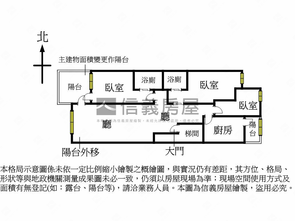 楓丹白露●山河景精裝三房房屋室內格局與周邊環境