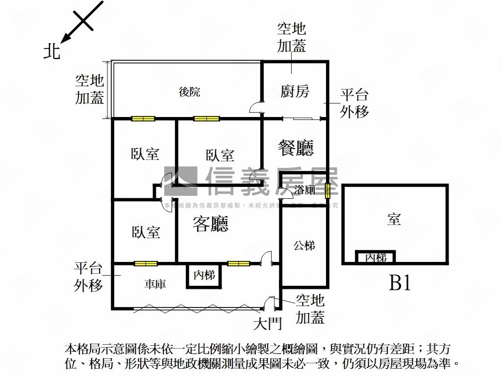 大坪林一樓好方便房屋室內格局與周邊環境