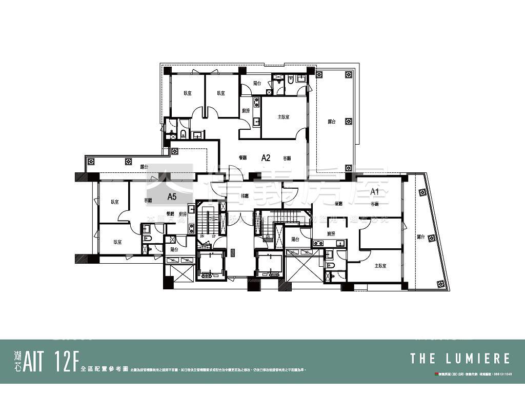 湖芯ＡＩＴ房屋室內格局與周邊環境