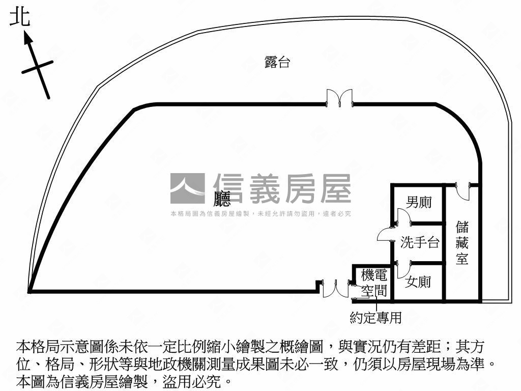 ＴＯＰ１商辦露臺戶讚房屋室內格局與周邊環境