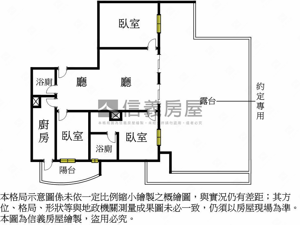 岳泰峰華捷運高樓露台美景房屋室內格局與周邊環境