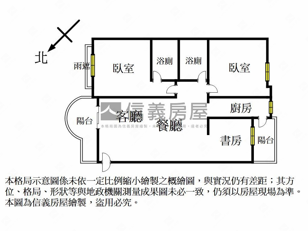 近高鐵‧人文薈萃精美三房房屋室內格局與周邊環境