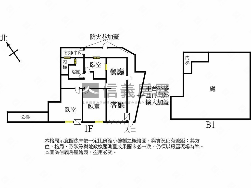 員山路機能孝親一樓房屋室內格局與周邊環境