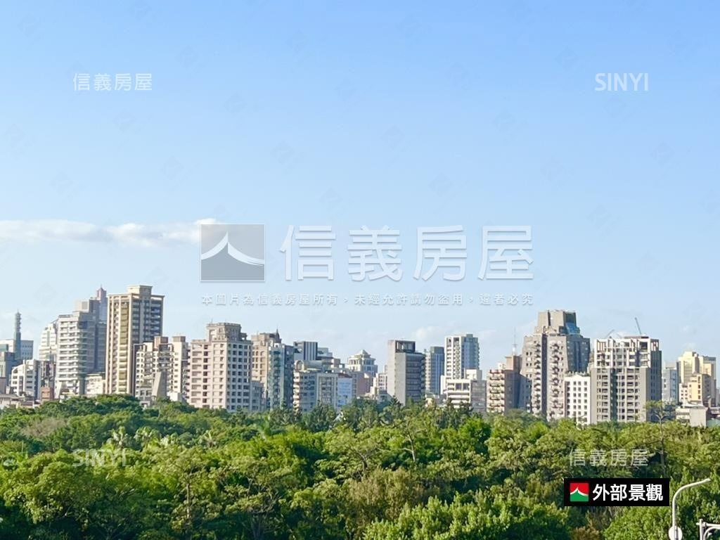 正面大安森林公園電梯三房房屋室內格局與周邊環境