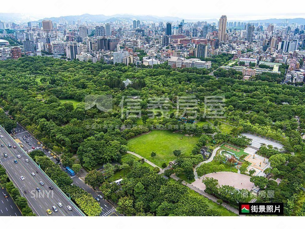 正面大安森林公園電梯三房房屋室內格局與周邊環境
