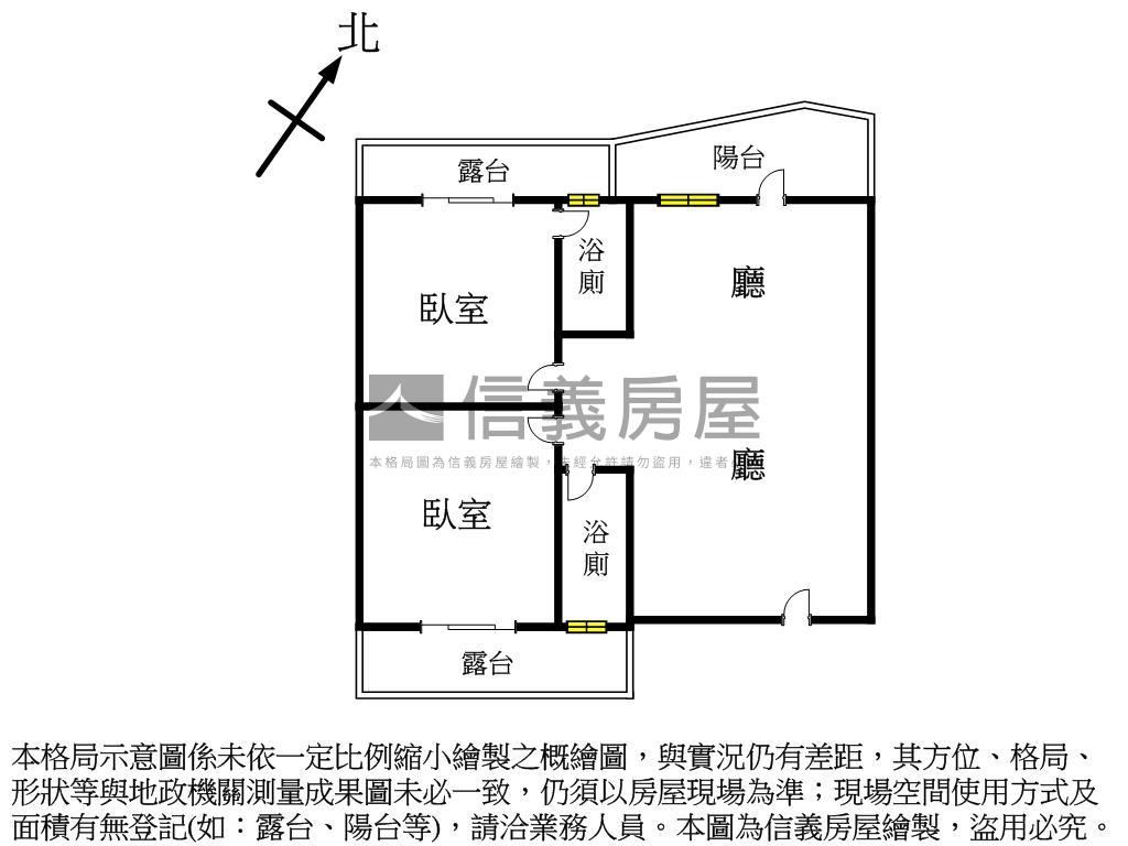 近高雄大學兩房雙衛雙露台房屋室內格局與周邊環境