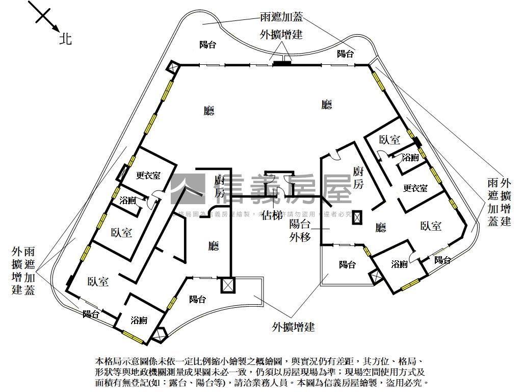 極．海頓整層未住過．景房屋室內格局與周邊環境