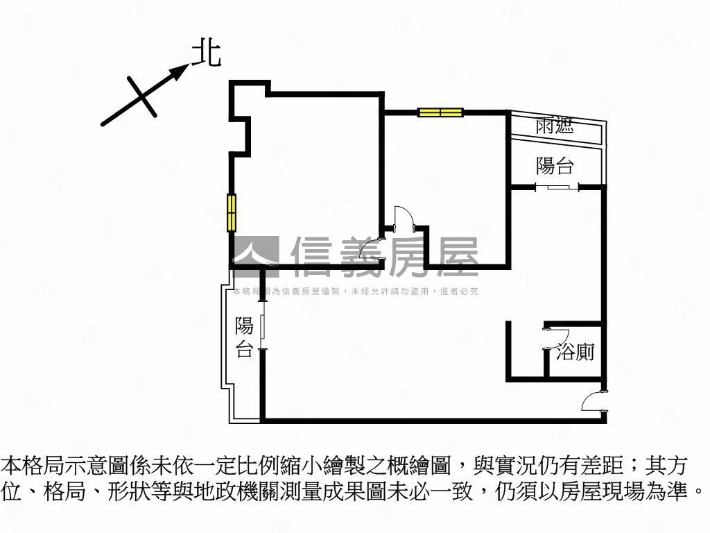 永和市中心稀有兩空間房屋室內格局與周邊環境