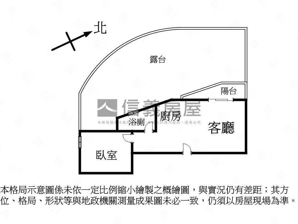 ※精選※微風景觀一房一廳房屋室內格局與周邊環境