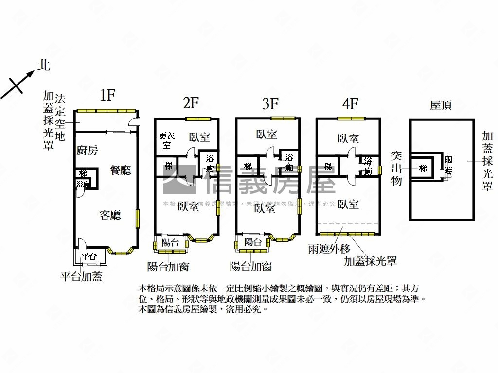 迎旭山莊邊間庭院溫馨透天房屋室內格局與周邊環境
