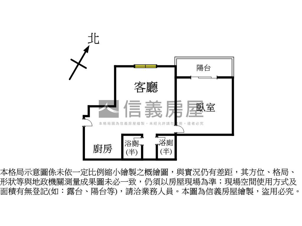 森原宿一房一廳房屋室內格局與周邊環境