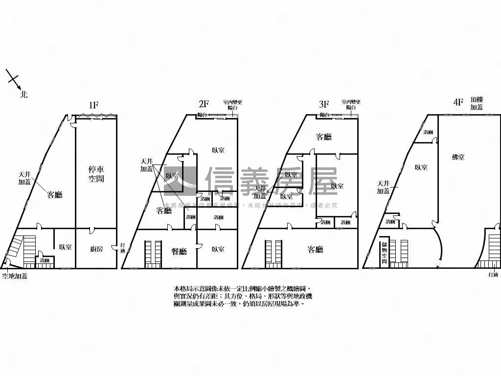 花壇●邊間美透天房屋室內格局與周邊環境