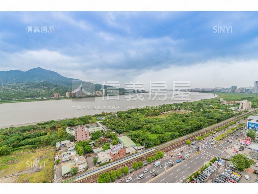 關渡山水河景雙併房屋室內格局與周邊環境