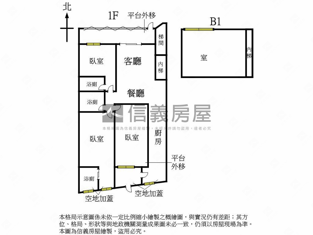 夢中情車庫大空間一樓房屋室內格局與周邊環境