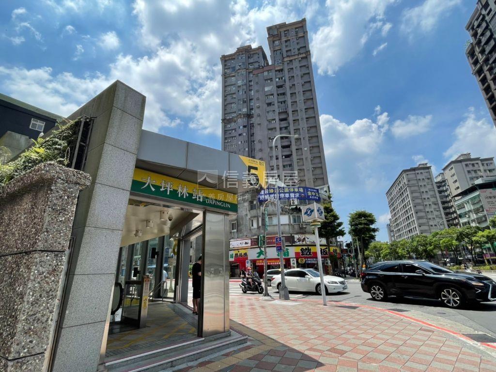 大坪林中興馥捷運角間店面房屋室內格局與周邊環境
