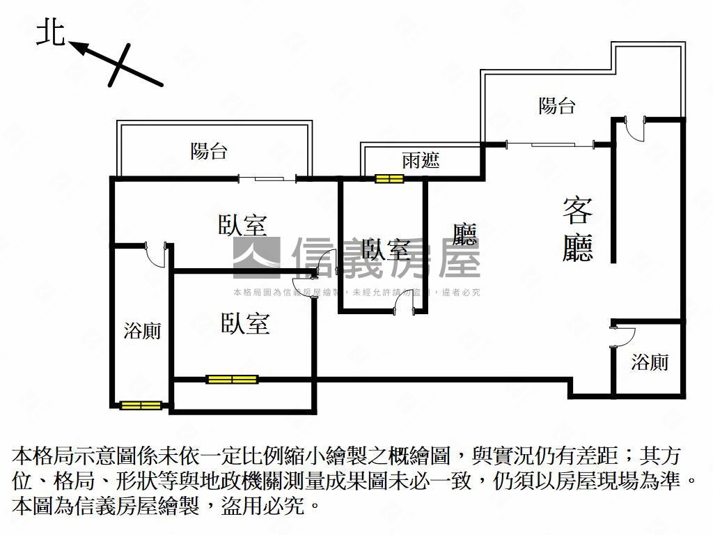 福懋⭐校園景觀３房平車房屋室內格局與周邊環境