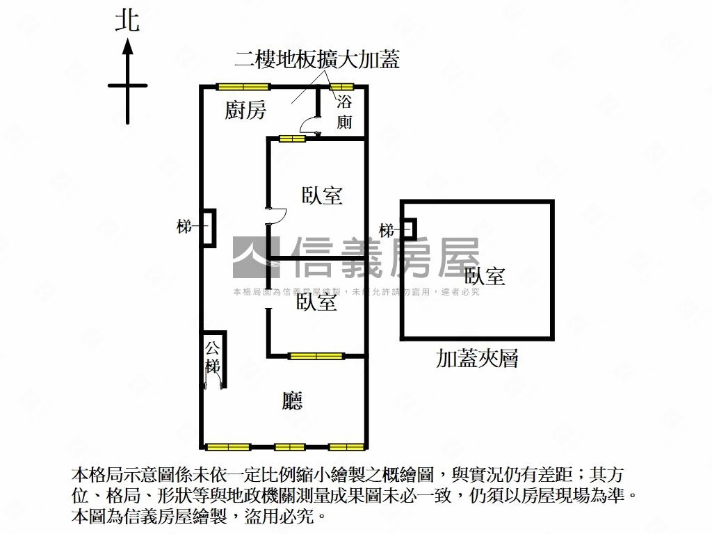 近迪化街採光房房屋室內格局與周邊環境