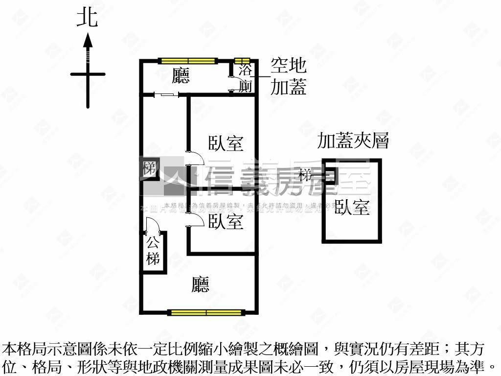 近迪化街採光房房屋室內格局與周邊環境