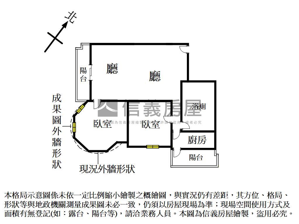 八擴市中心低總價兩房房屋室內格局與周邊環境