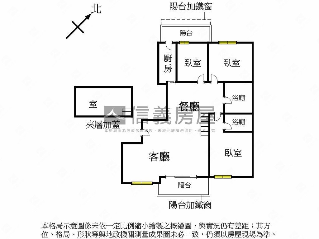 敦南ＮＴ面中庭３房＋車位房屋室內格局與周邊環境