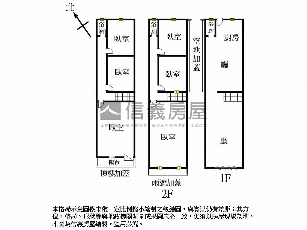 近高大大空間透天房屋室內格局與周邊環境