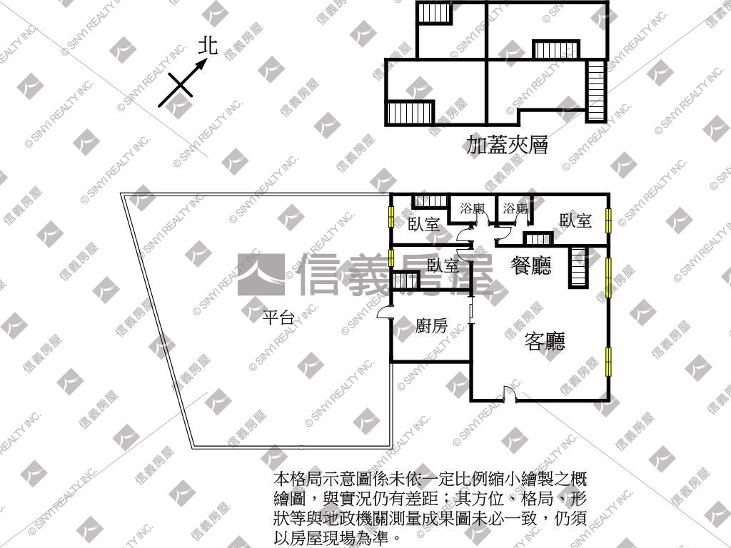 近青埔國中挑高庭院戶房屋室內格局與周邊環境