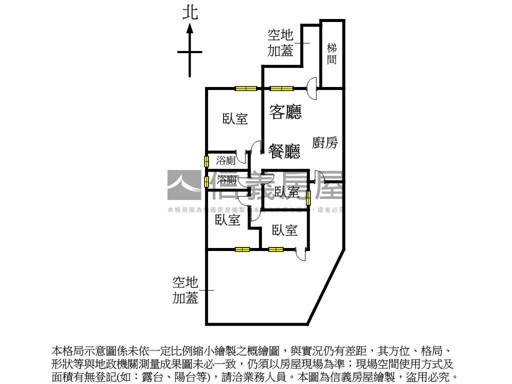 北區精美公寓一樓房屋室內格局與周邊環境
