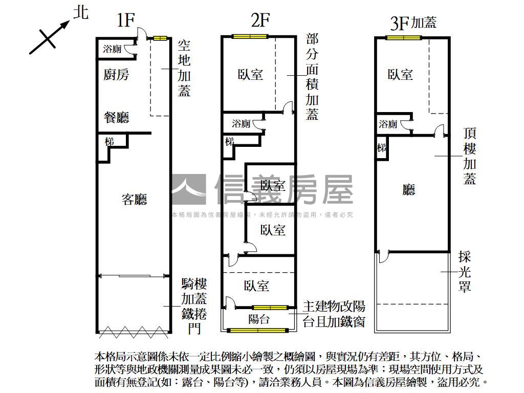 竹義街鄰路透天房屋室內格局與周邊環境