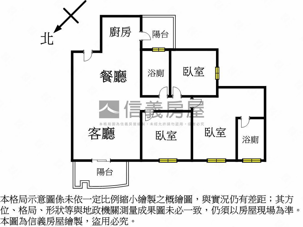 ＃大毅樹幸福三房Ｂ１平車房屋室內格局與周邊環境