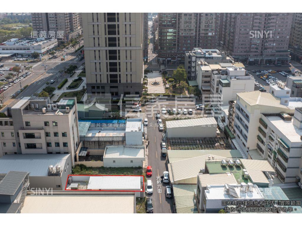 光州六街約６米寬土地房屋室內格局與周邊環境